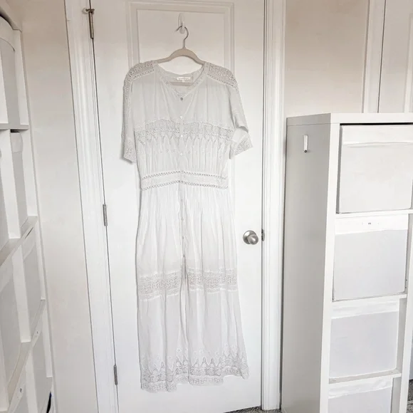 LoveShackFancy Beth Dress Lace Maxi - Picture 2 of 6